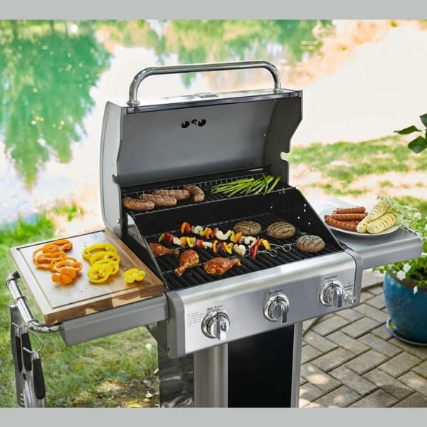 Kenmore PG-4030400LN-BK Gazlı 3 Ocaklı Barbekü - İnox