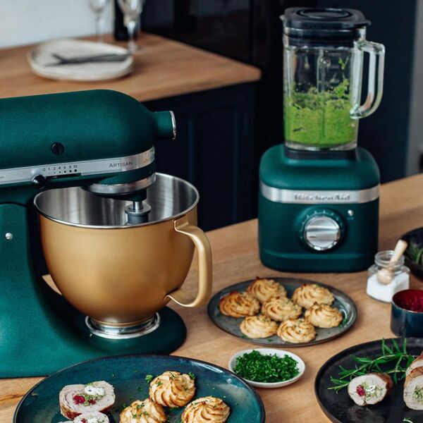 KitchenAid Artisan 5KSM156VGEPP Pebbled Palm 4.8 Litre Stand Mikser