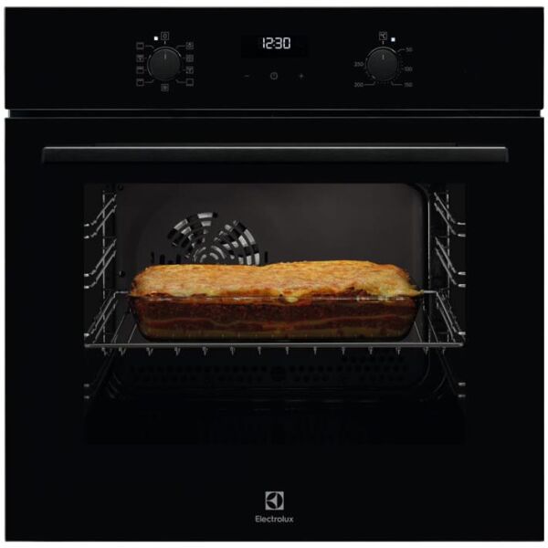 Electrolux Siyah Cam, Dijital, Turbo Ankastre Set