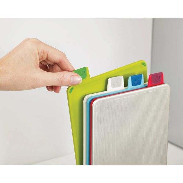 Joseph Joseph 60097 Index Mini Kesme Tahtası Seti - Gümüş