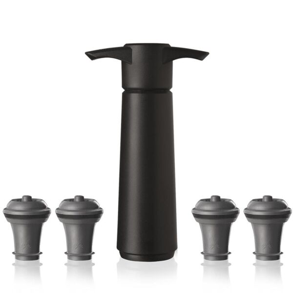 Vacu Vin 09824606 (1 Pompa, 4 Tıpa) Şarap Vakum Seti