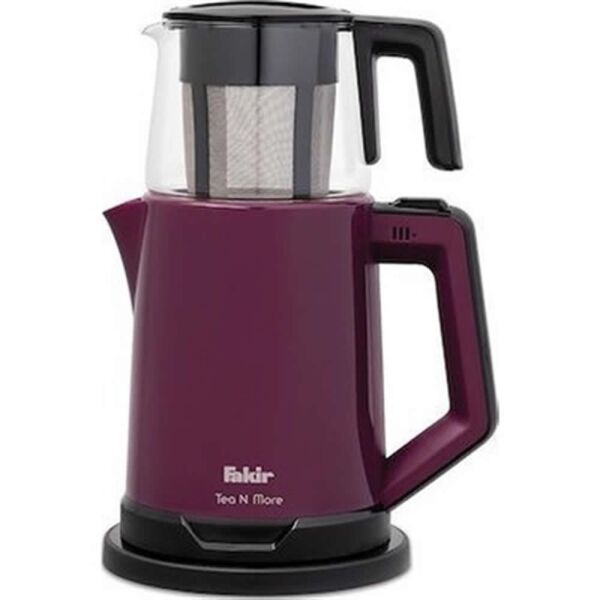 Fakir Tea N More Cam Demlikli Çay Makinesi (Mor)