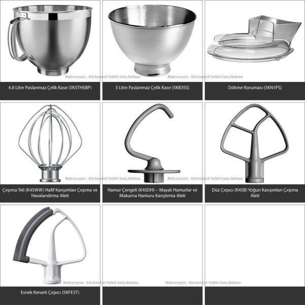 KitchenAid 5KSM175PSEMY Majestic Yellow 4.8 L Stand Mikser