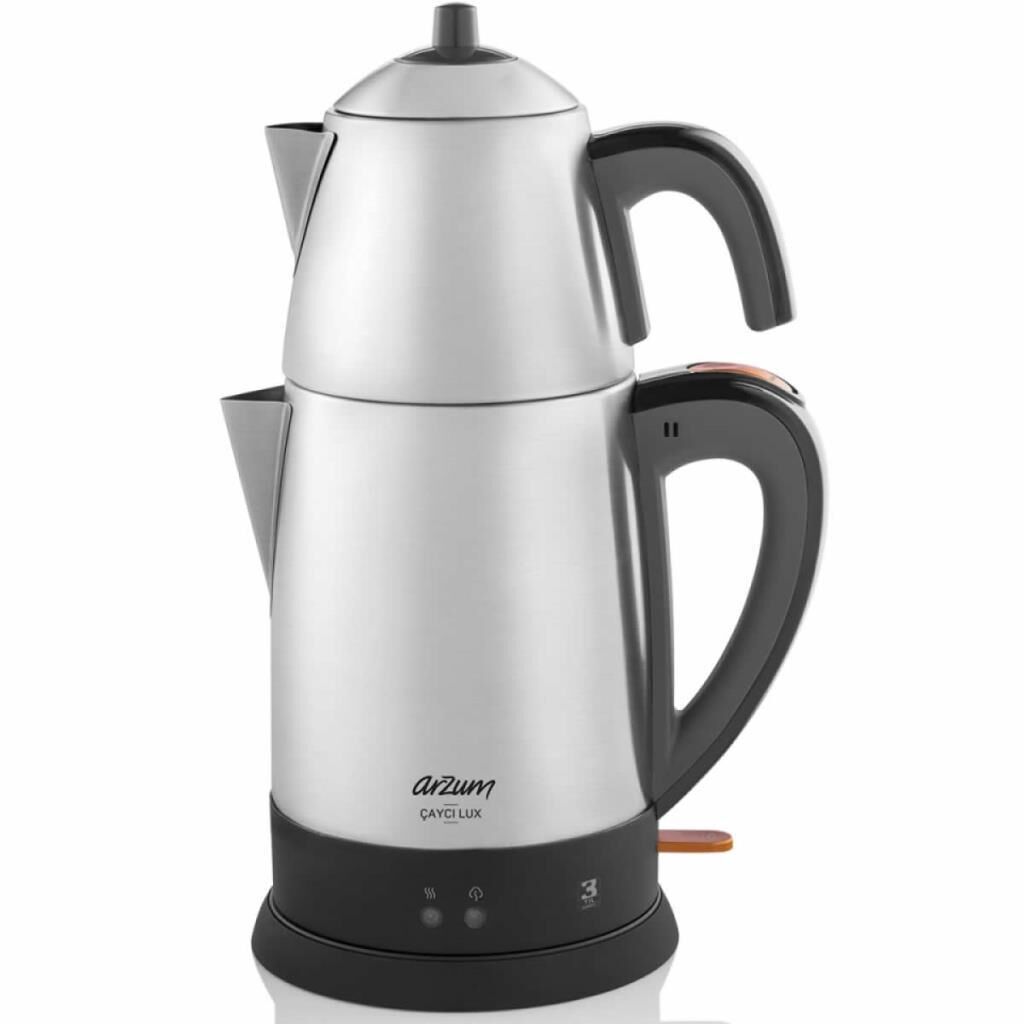 Arzum AR3051-INX Lux Paslanmaz Çelik Çay Makinesi