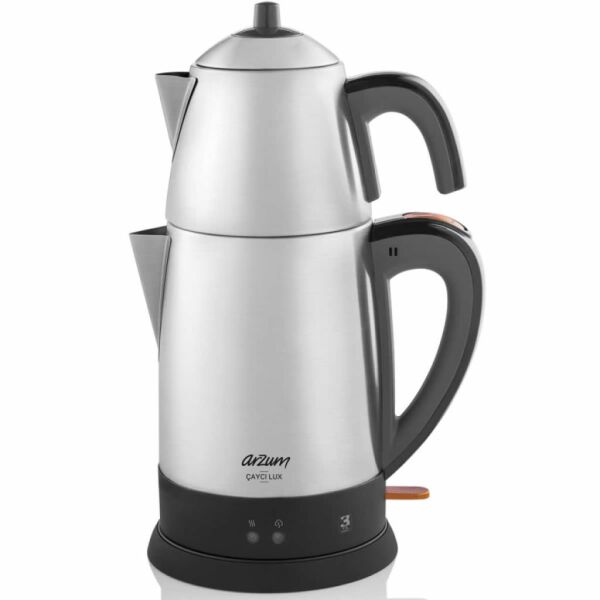 Arzum AR3051-INX Lux Paslanmaz Çelik Çay Makinesi