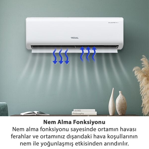 Regal Luna 12000 Btu R32 Gaz A++ Enerji İnverter Klima