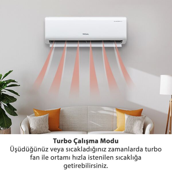 Regal Luna 12000 Btu R32 Gaz A++ Enerji İnverter Klima
