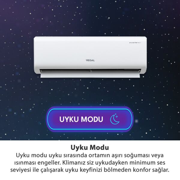 Regal Luna 12000 Btu R32 Gaz A++ Enerji İnverter Klima