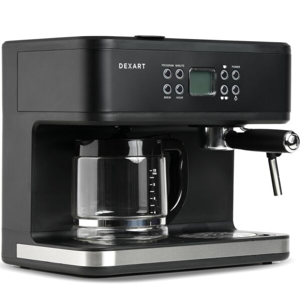 Dexart DX-1341 Home Barista 3-in-1 Filtre Kahve & Espresso Makinesi