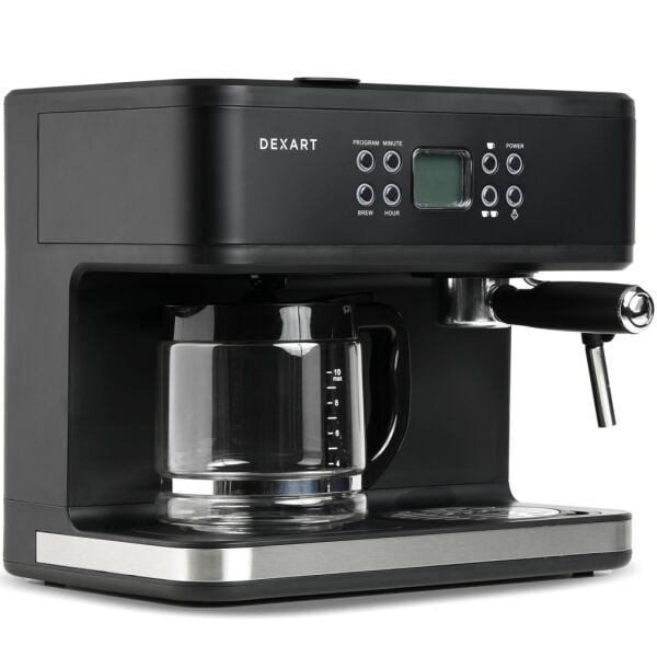 Dexart DX-1341 Home Barista 3-in-1 Filtre Kahve & Espresso Makinesi