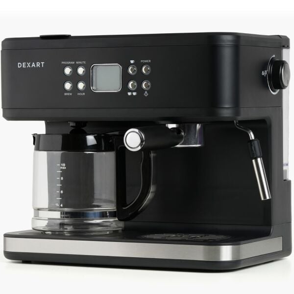 Dexart DX-1341 Home Barista 3-in-1 Filtre Kahve & Espresso Makinesi