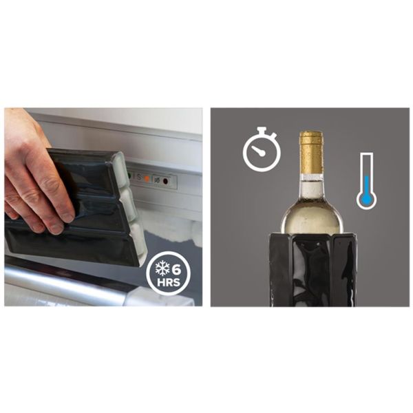 Vacu Vin 38814606 Aktif Şarap Soğutucu - Üzüm Desenli