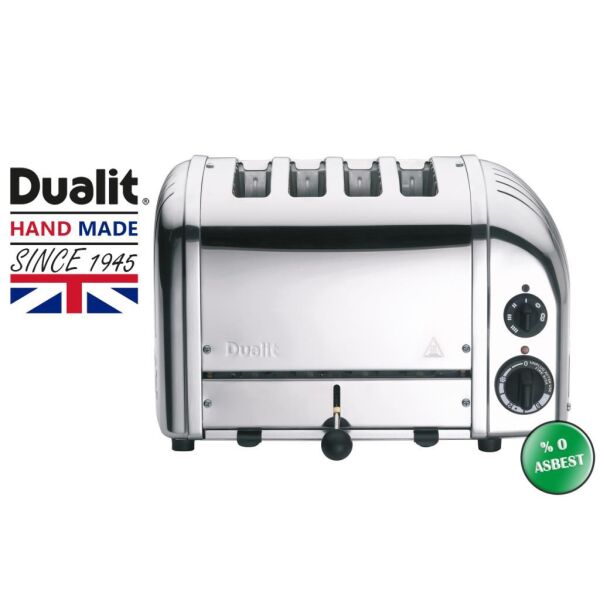 Dualit 47030 Classic 4 Hazneli Ekmek Kızartma Makinesi - İnox