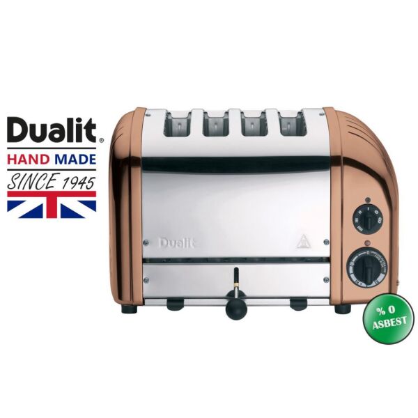Dualit 47390 Classic 4 Hazneli Ekmek Kızartma Makinesi - Bakır