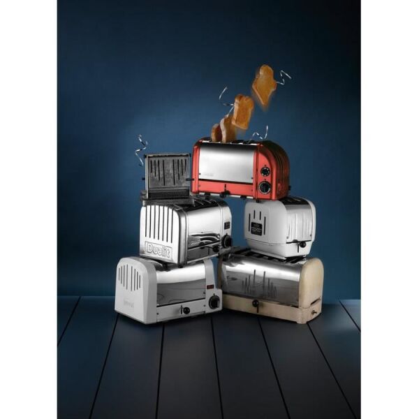Dualit 47031 Classic 4 Hazneli Ekmek Kızartma Makinesi - Kırmızı