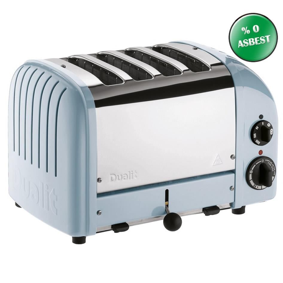 Dualit 47036 Classic 4 Hazneli Ekmek Kızartma Makinesi-Buzul Mavi