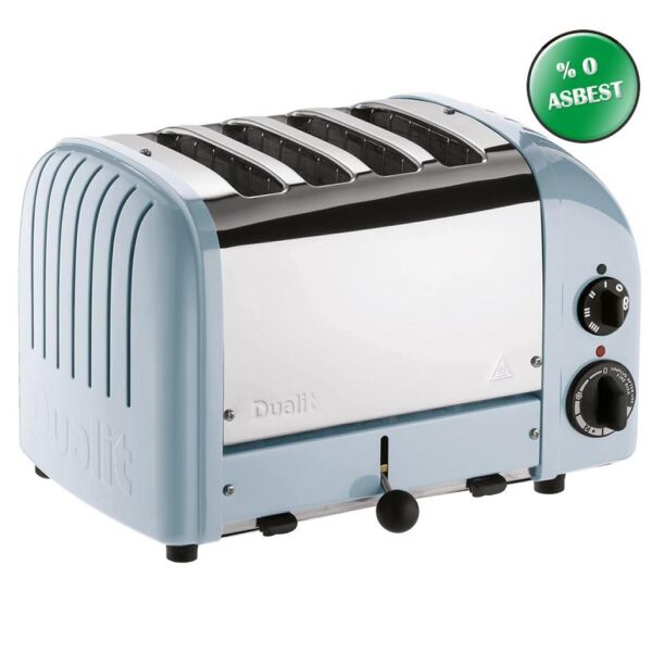Dualit 47036 Classic 4 Hazneli Ekmek Kızartma Makinesi-Buzul Mavi