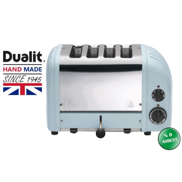 Dualit 47036 Classic 4 Hazneli Ekmek Kızartma Makinesi-Buzul Mavi