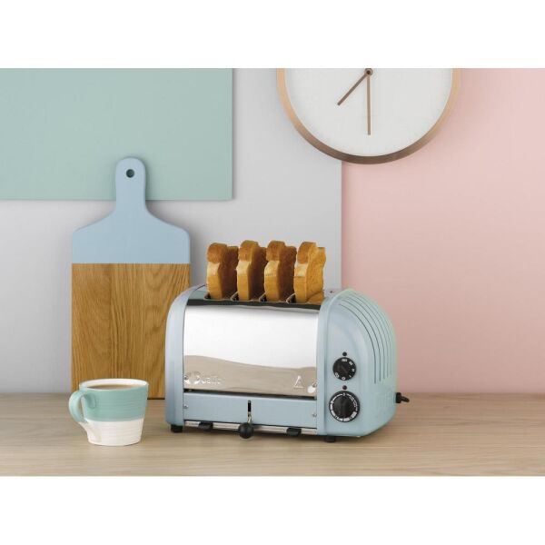 Dualit 47036 Classic 4 Hazneli Ekmek Kızartma Makinesi-Buzul Mavi