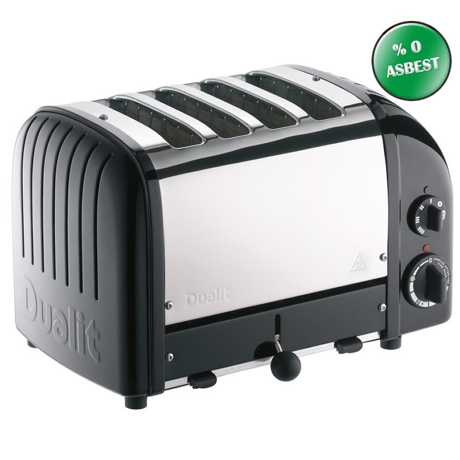 Dualit 47035 Classic 4 Hazneli Ekmek Kızartma Makinesi - Siyah