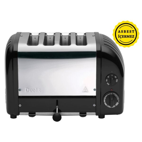 Dualit 47035 Classic 4 Hazneli Ekmek Kızartma Makinesi - Siyah