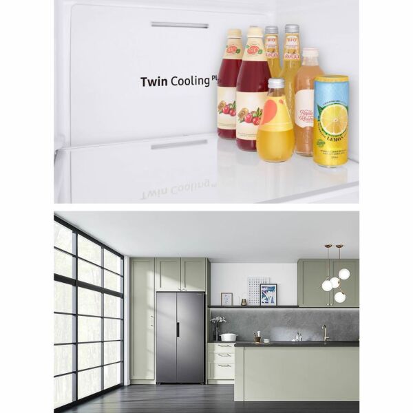 Samsung RS66A8100S9 Twin Cooling Plus 652 Litre Gardırop Tipi Buzdolabı