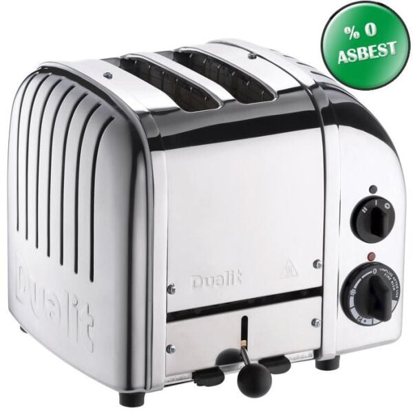 Dualit 27030 Classic 2 Hazneli Ekmek Kızartma Makinesi - İnox