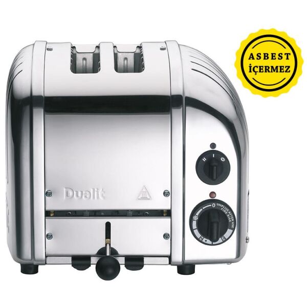 Dualit 27030 Classic 2 Hazneli Ekmek Kızartma Makinesi - İnox