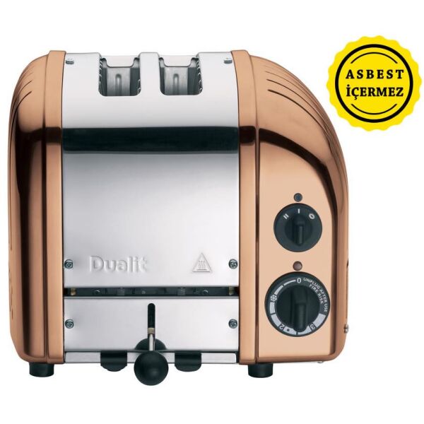 Dualit 27390 Classic 2 Hazneli Ekmek Kızartma Makinesi - Bakır