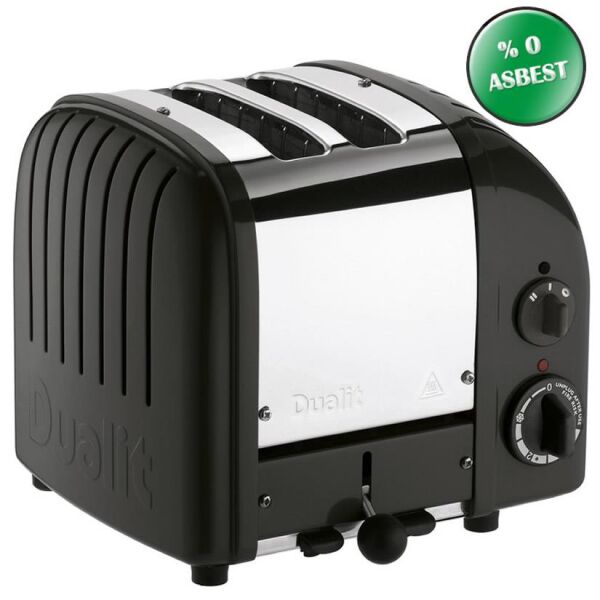Dualit 27035 Classic 2 Hazneli Ekmek Kızartma Makinesi - Siyah