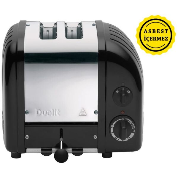 Dualit 27035 Classic 2 Hazneli Ekmek Kızartma Makinesi - Siyah