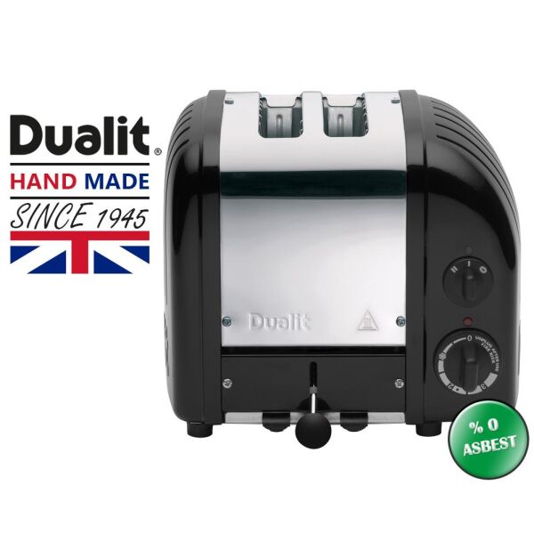 Dualit 27035 Classic 2 Hazneli Ekmek Kızartma Makinesi - Siyah