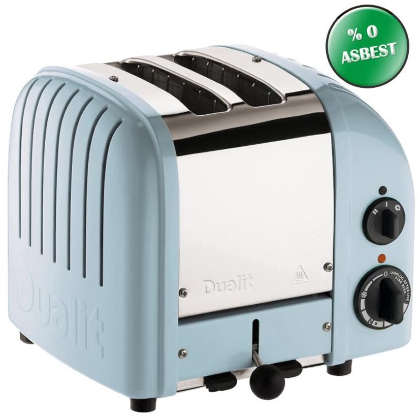 Dualit 27036 Classic 2 Hazneli Ekmek Kızartma Makinesi-Buzul Mavi