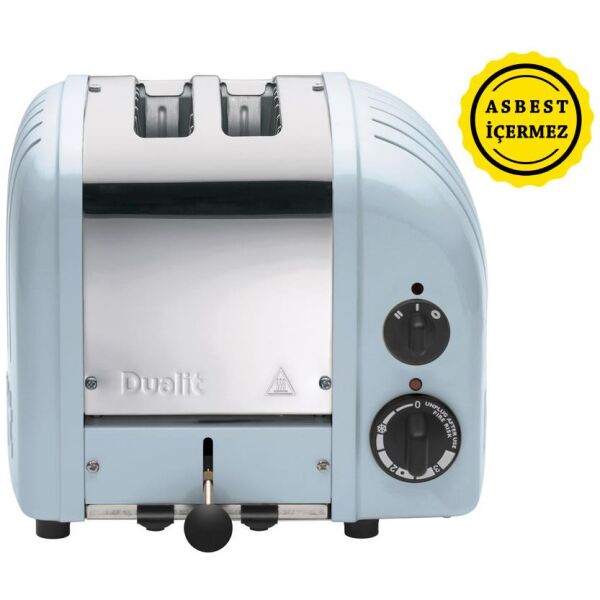 Dualit 27036 Classic 2 Hazneli Ekmek Kızartma Makinesi-Buzul Mavi