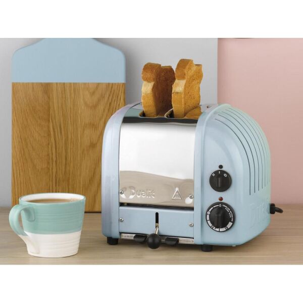 Dualit 27036 Classic 2 Hazneli Ekmek Kızartma Makinesi-Buzul Mavi