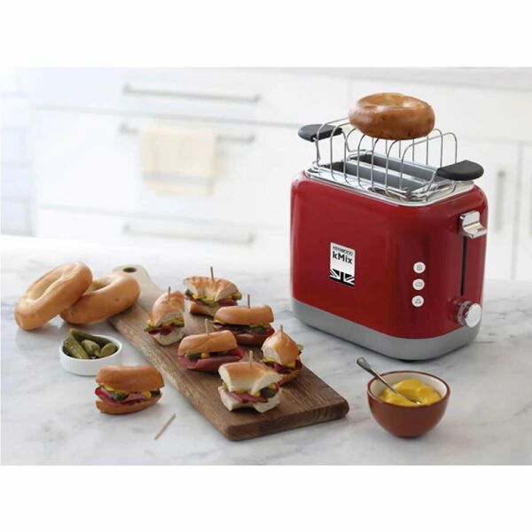 Kenwood TCX751RD kMix Ekmek Kızartma Makinesi - Kırmızı