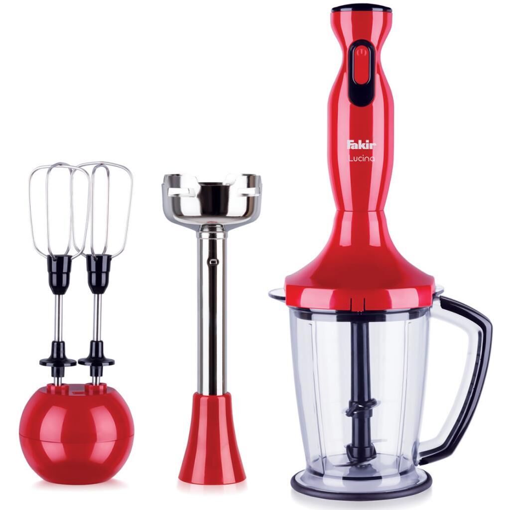 Fakir Lucina 1000 W Blender Seti (Kırmızı)