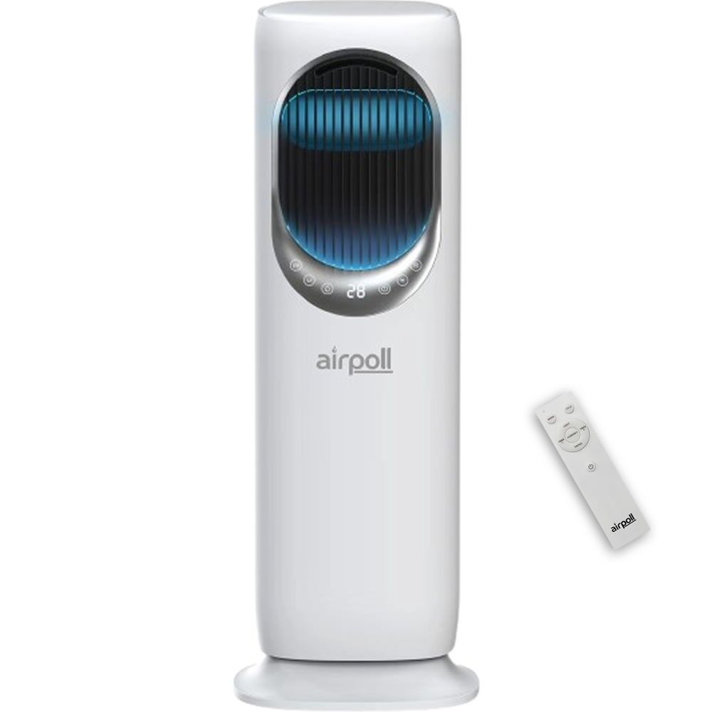 Airpoll HF02 Uzaktan Kumandalı Sıcak & Soğuk Su ve Buz Hazneli Dikey Vantilatör