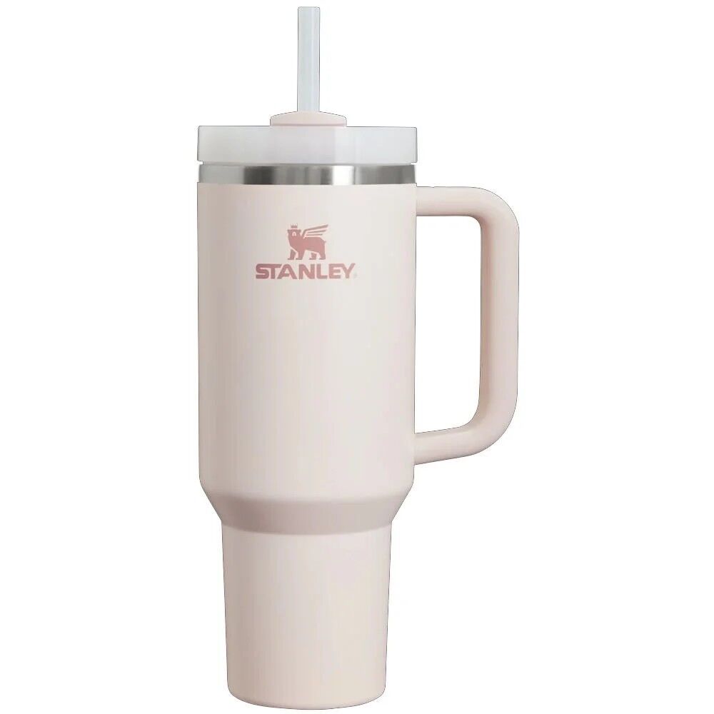 Stanley 10-13230-023 Quencher 1.18 Litre Pipetli Çelik Termos - Açık Pembe