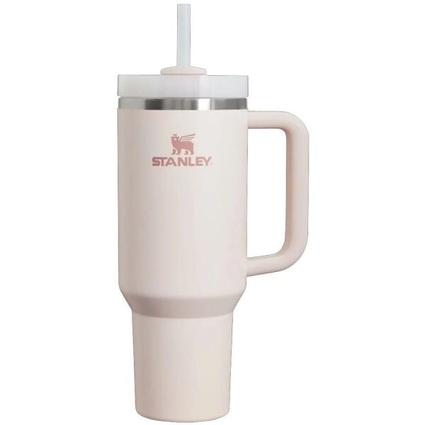 Stanley 10-13230-023 Quencher 1.18 Litre Pipetli Çelik Termos - Açık Pembe