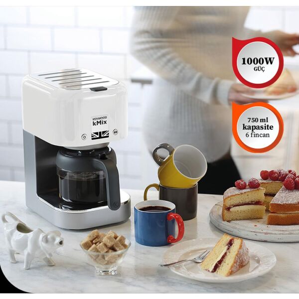 Kenwood COX750WH kMix Filtre Kahve Makinesi - Beyaz