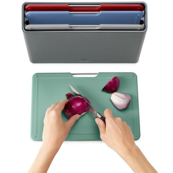 Joseph Joseph 60214 Folio Regular Kesme Tahtası Seti - Grafit