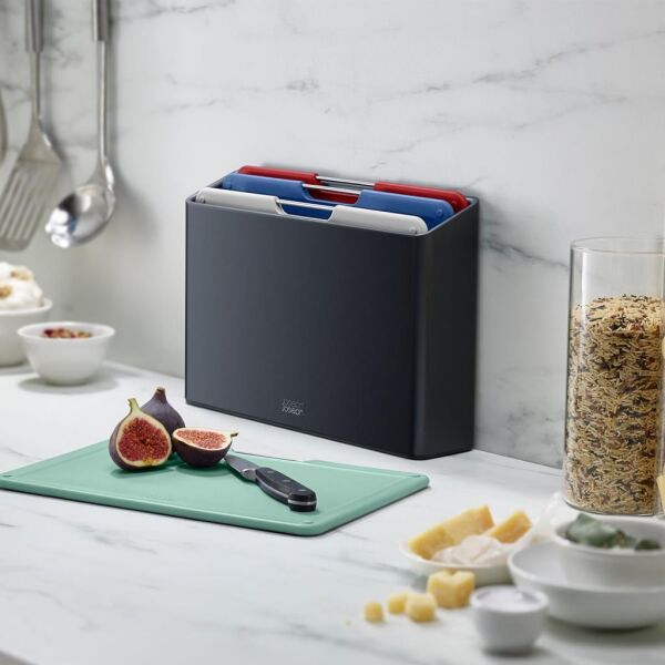 Joseph Joseph 60214 Folio Regular Kesme Tahtası Seti - Grafit