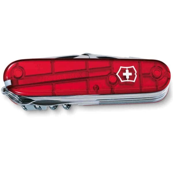 Victorinox 1.6795.T Swiss Champ 33 Fonksiyon İsviçre Çakısı - Şeffaf Kırmızı