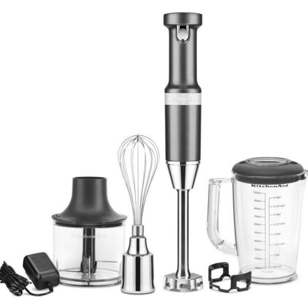 KitchenAid Artisan 5KHBBV83EMS Kablosuz El Blender Seti