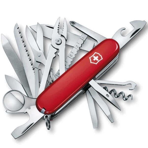 Victorinox 1.6795 Swiss Champ 33 Fonksiyon İsviçre Çakısı - Kırmızı