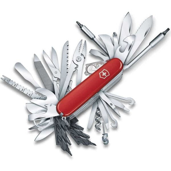 Victorinox 1.6795.XXL Swiss Champ 73 Fonksiyon İsviçre Çakısı - Kırmızı