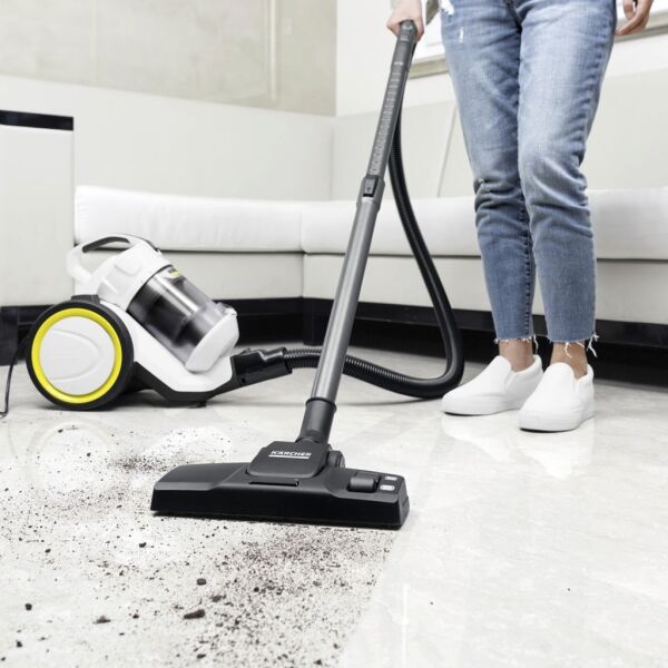 Karcher VC 3 Toz Torbasız 700W Hepa 12 Filtre Elektirikli Süpürge - Beyaz