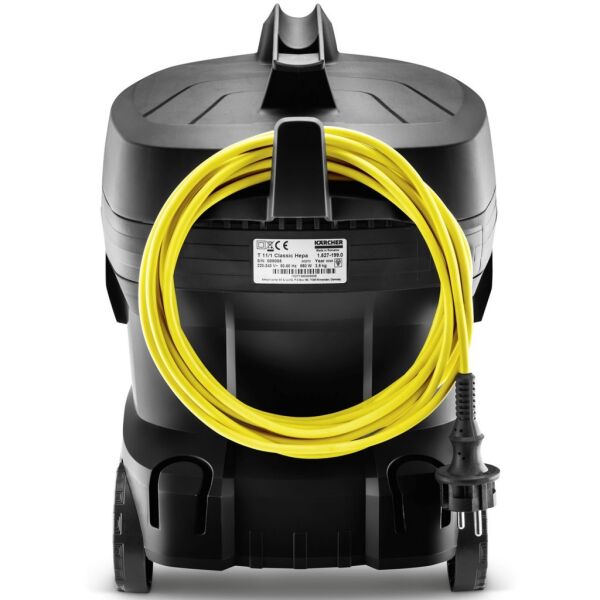 Karcher T 11/1 Classic 850W 11 Litre Profesyonel Torbalı Süpürge - Siyah