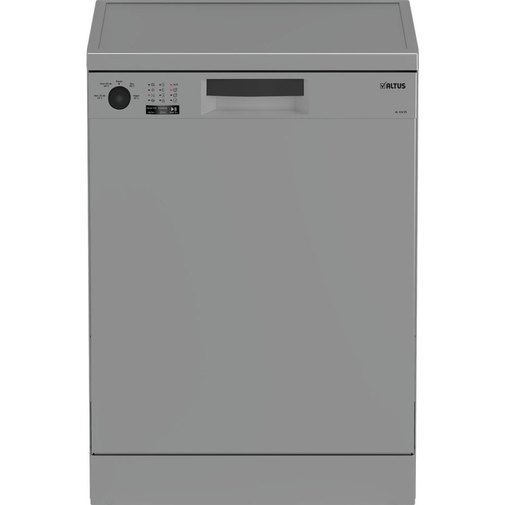 Altus AL 434 PS 4 Programlı Bulaşık Makinesi - Gri